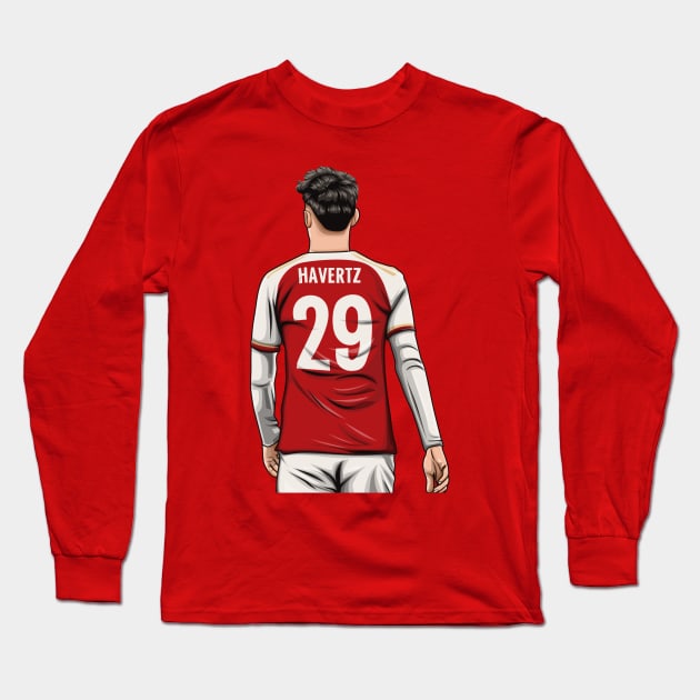 Kai Havertz Long Sleeve T-Shirt by Aldduardo